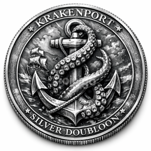 Krakenport Silver Doubloon