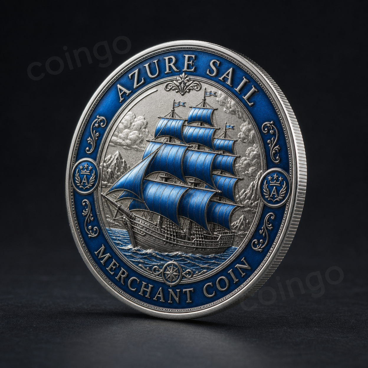 Azure Sail Merchant Coin