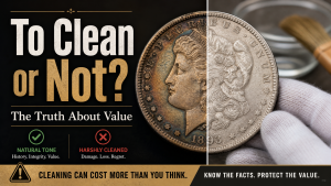 cleaning antique coins